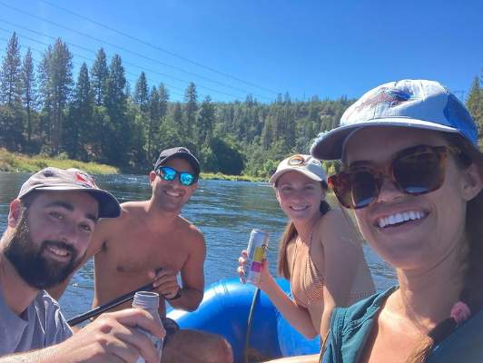 Carly Haack with her friends on her Instagram.